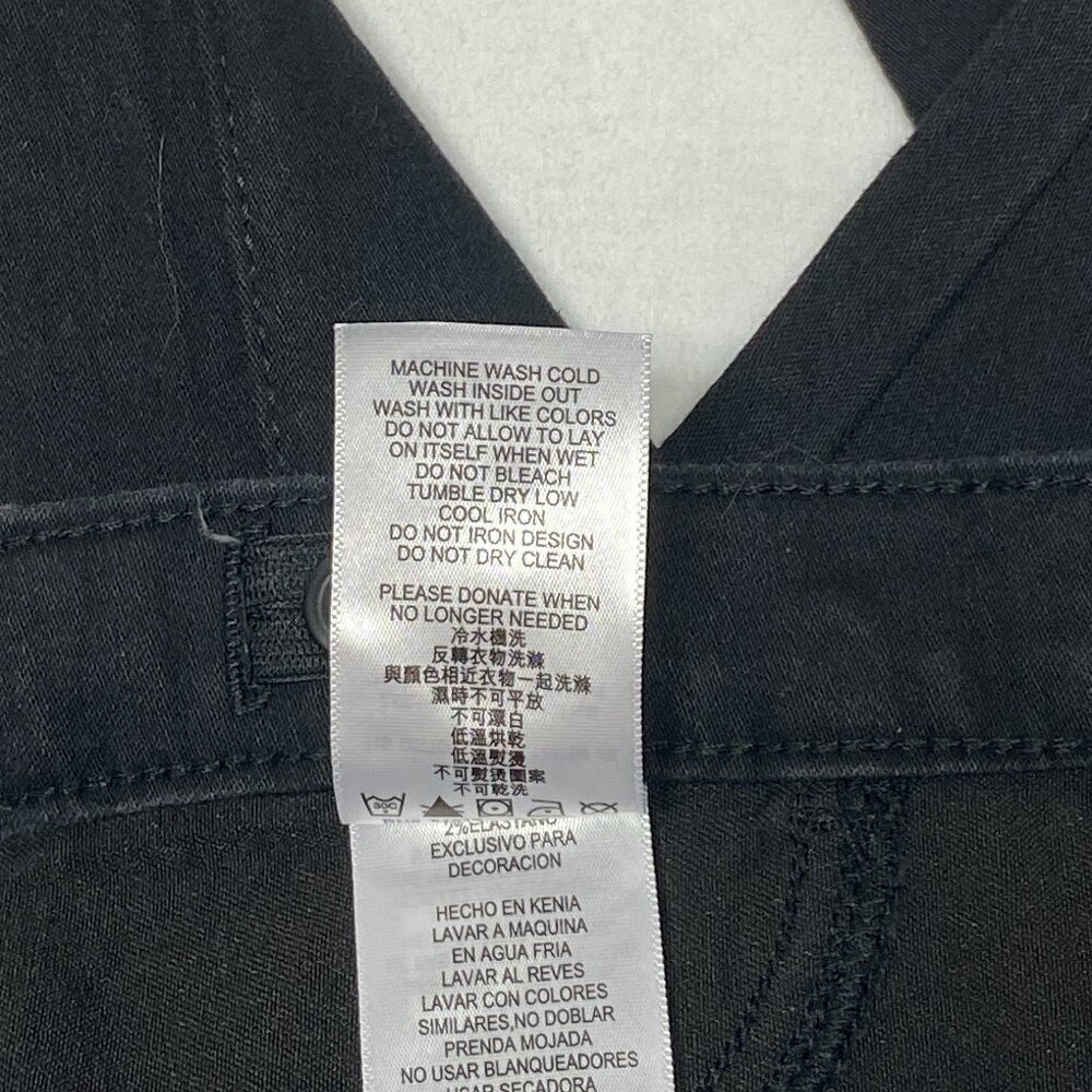 Levi's Pull On Super Skinny Legging Jegging Girls 16 NWT Black Adjustable Waist - Picture 12 of 12